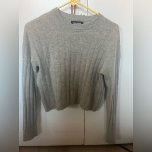 NAADAM Lightweight Cashmere Ribbed Cropped Sweater